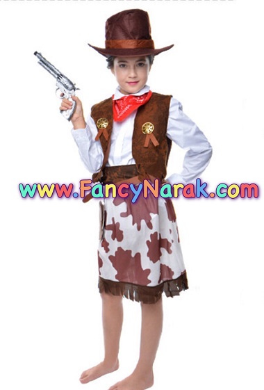 ชุดคาวเกิร์ล cowgirl (ไม่รวมเสื้อขาว/ปืน)