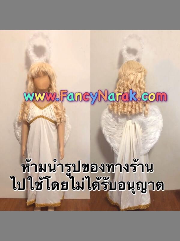 ชุดกามเทพ ชุดฑูตสวรรค์ ชุดคิวปิด ชุดนางฟ้า พร้อมปีก ที่คาดผมHalo
