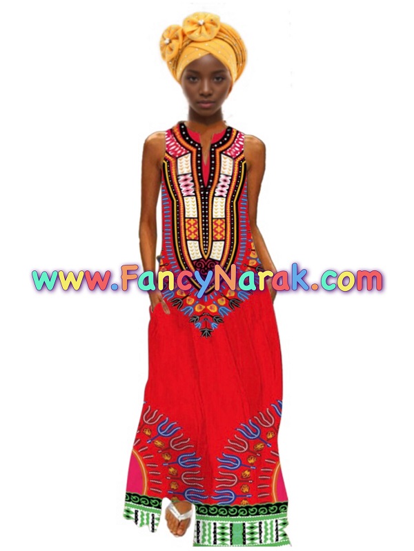 ชุดแอฟริกัน  พร้อม หมวกหรูหรา แอฟริกา africa African